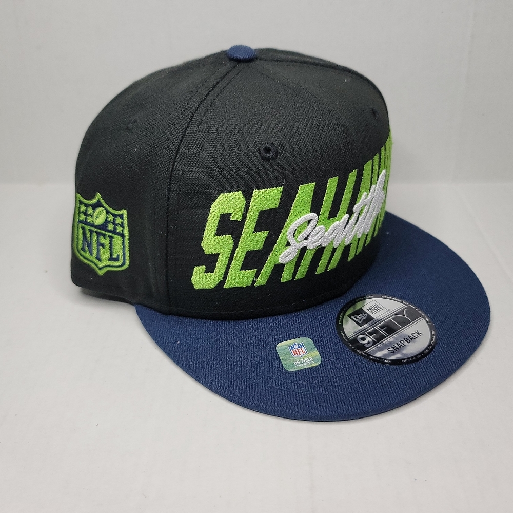 Seattle Seahawks New Era 2022 NFL Draft 9FIFTY Snapback Adjustable Hat New